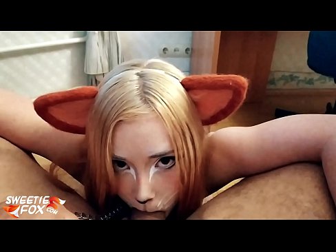 ❤️ Kitsune anameza mboo na kumeza mdomoni Ngono ❌